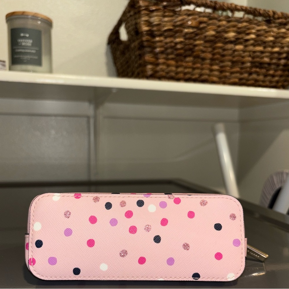 Kate Spade Sylvia Disco Dots Small Dome Cosmetic Case - Picture 4 of 6